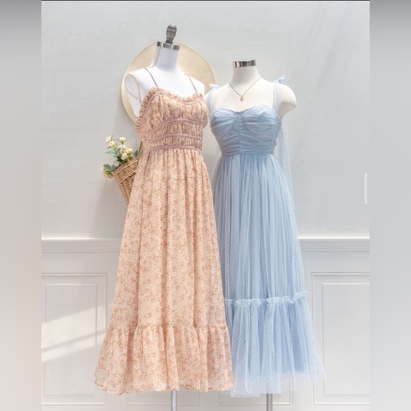 Small chiffon ruffle dress - Picture 3 of 5